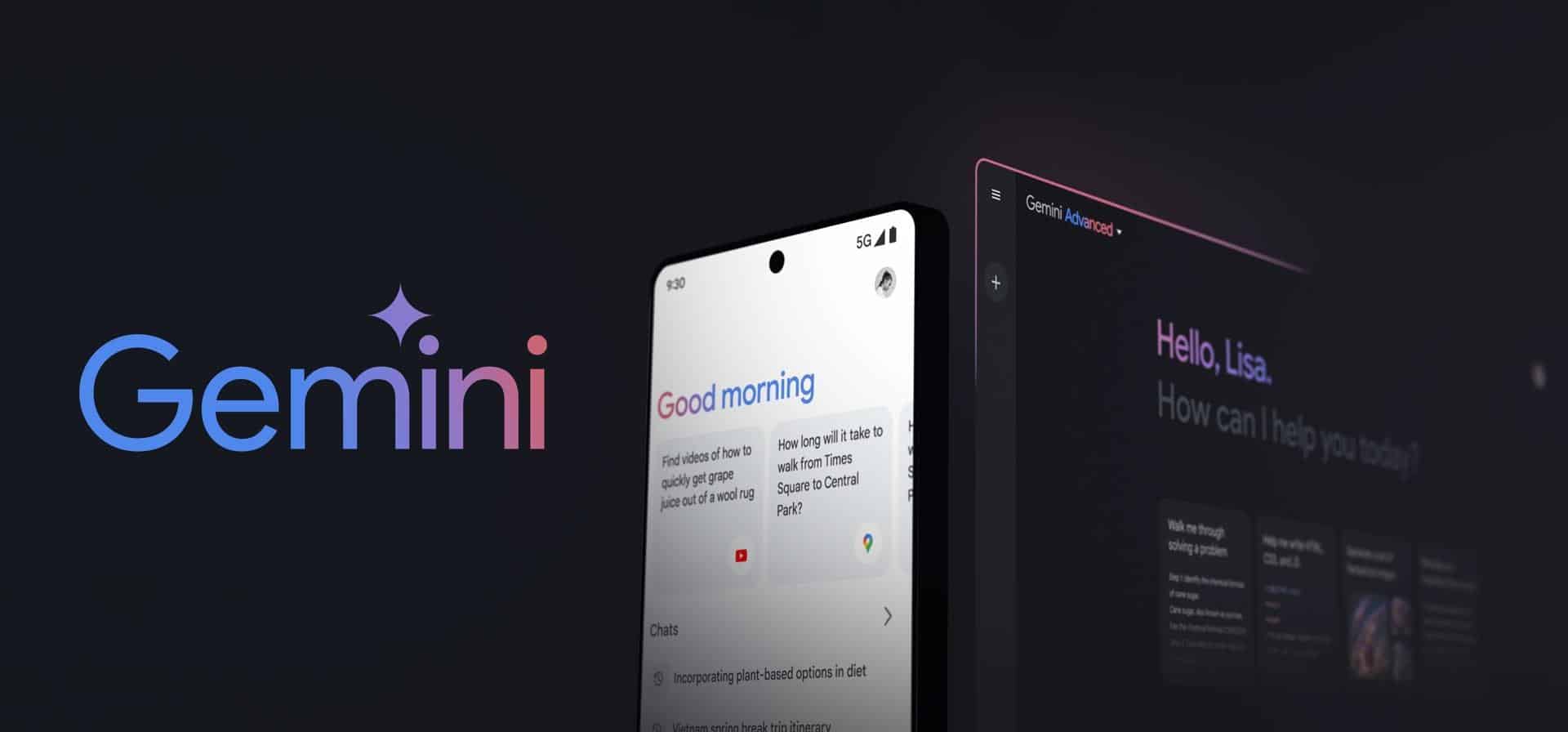 Google lanza nueva app de IA generativa: Gemini sustituye a Bard