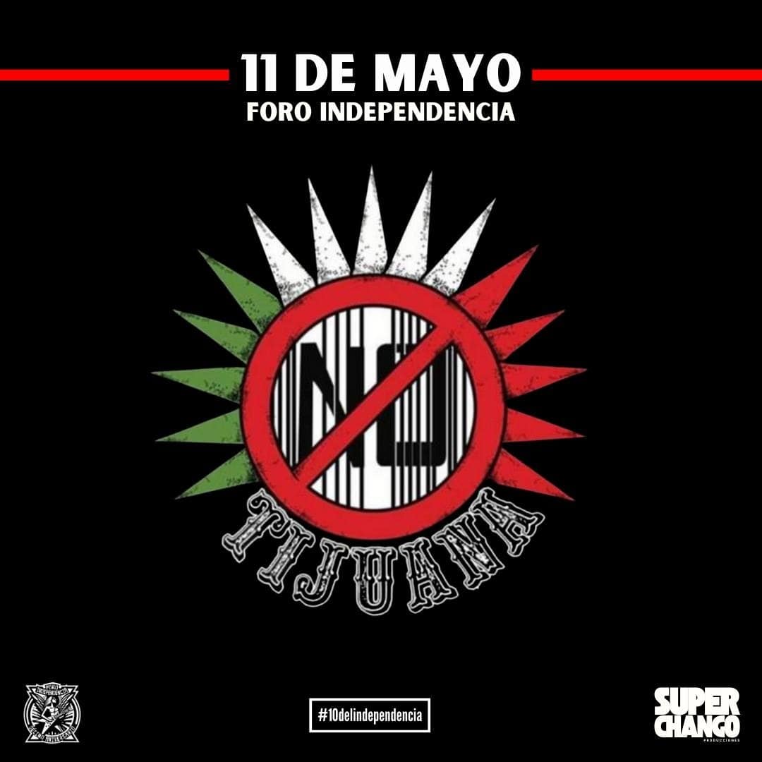 El Foro Independencia recibirá a Tijuana No! en un concierto lleno de energía y crítica social