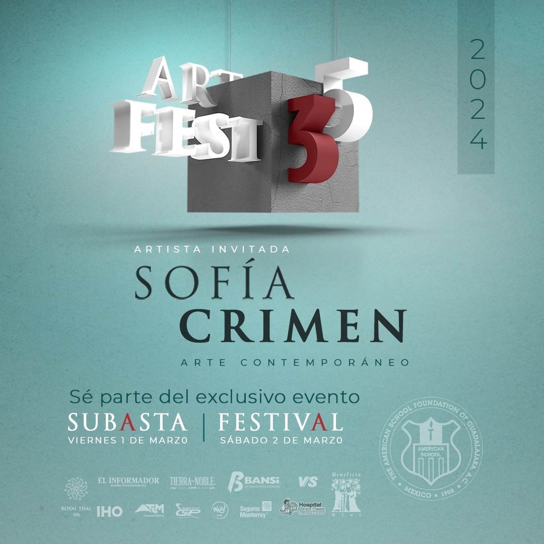 Con homenaje a la escultora Sofía Crimen, será celebrado el Art Fest 35