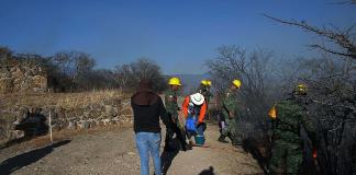 Un incendio afecta 30 hectáreas de zona arqueológica de Monte Albán en Oaxaca