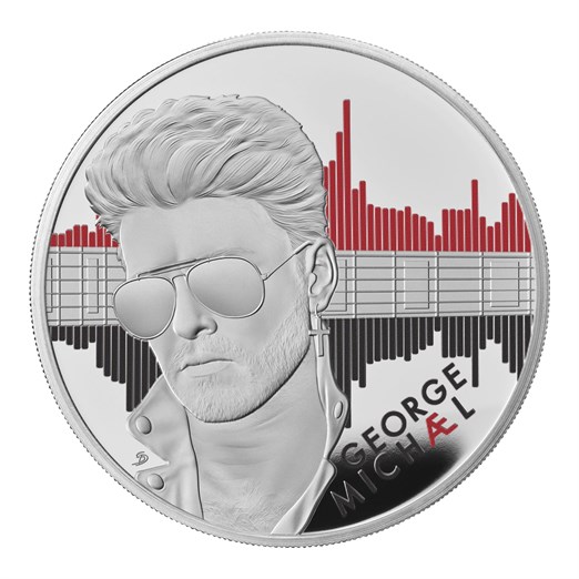 La fábrica de moneda del Reino Unido presenta una moneda coleccionable de George Michael