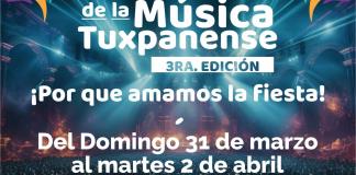Realizarán la tercera edición del Festival de la Música Tuxpanense