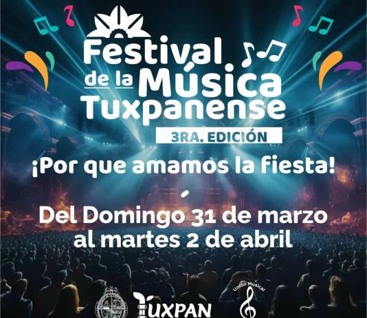 Realizarán la tercera edición del Festival de la Música Tuxpanense