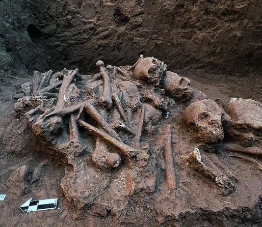 Hallan sistema funerario prehispánico en Nayarit durante obras públicas