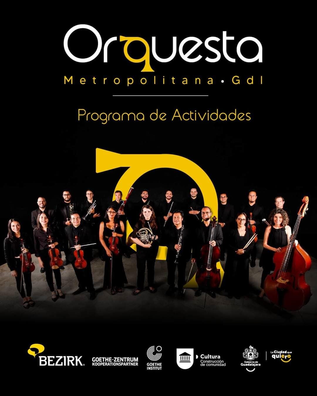 Invitados especiales y un recorrido por Jalisco, en el programa de la Orquesta Metropolitana de Guadalajara