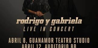 El dúo de guitarristas mexicanos Rodrigo y Gabriela darán concierto en el Guanamor Teatro Studio