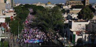 Miles de mujeres toman Gdl para exigir seguridad y resistencia