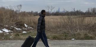Campamento aislado en los confines de Nueva York simboliza la crisis migratoria