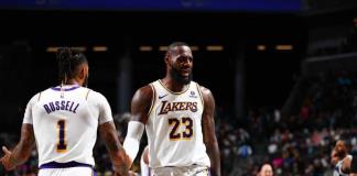 LeBron James anota 40 puntos y 9 triples en victoria de Lakers