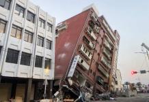 Nueve muertos y más de 1.000 heridos por un potente terremoto en Taiwán