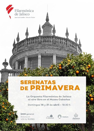 Con las ‘Serenatas de Primavera’, la Orquesta Filarmónica de Jalisco regresará al Museo Cabañas