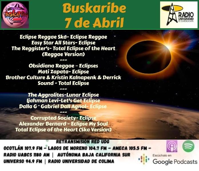Buskaribe 7 abril 2024 - Eclipse