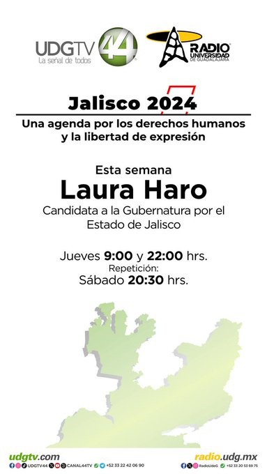 Jalisco 2024 - Ju. 11 Abr 2024 - Primer programa Especial - Laura Aro