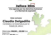 Jalisco 2024 - Mi. 17 Abr 2024 - Claudia Delgadillo