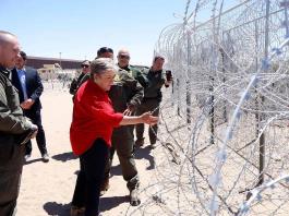 Canciller mexicana visita la frontera para corroborar la labor migratoria de EE.UU.