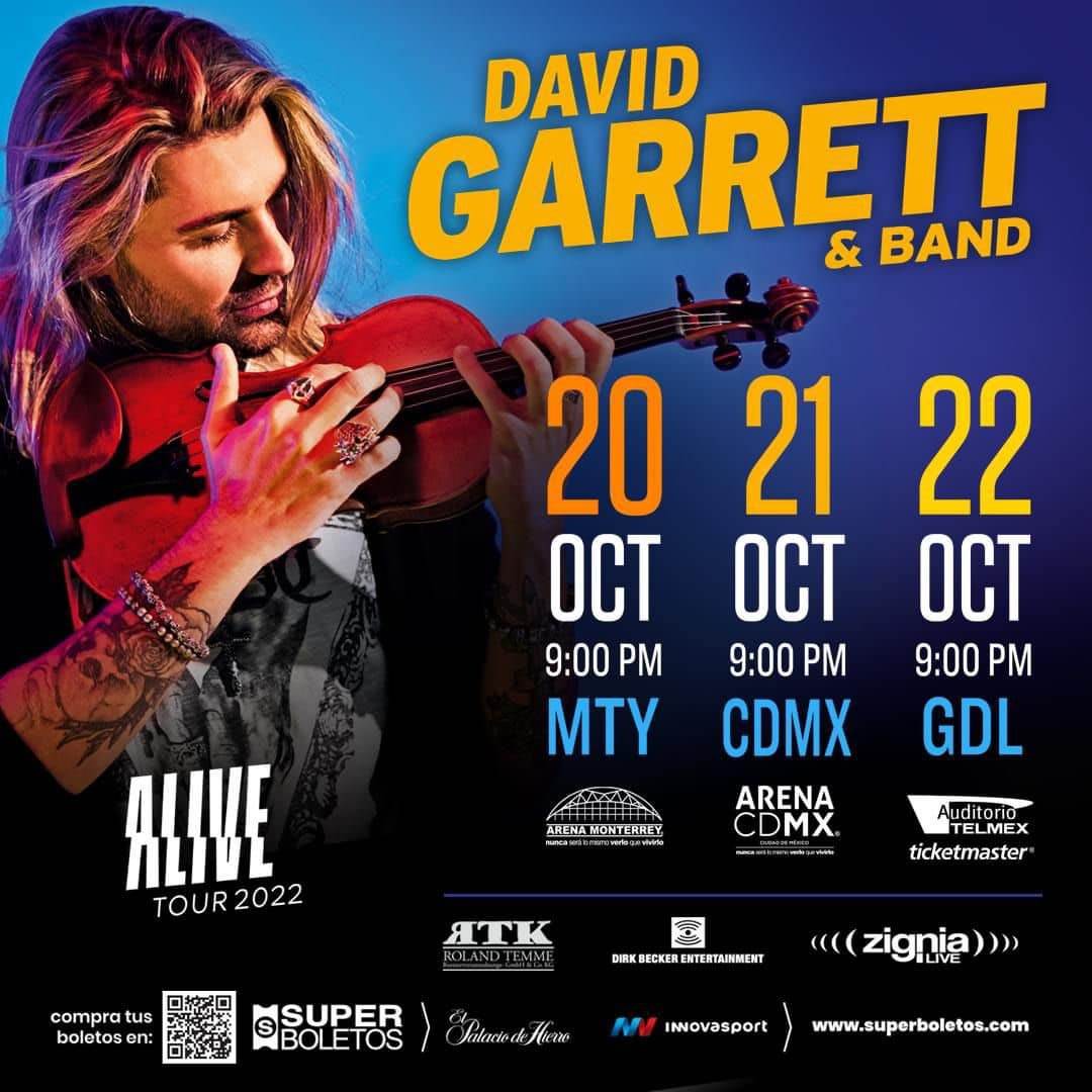 David Garrett trae su genio musical a Guadalajara con el espectacular ICONIC TOUR