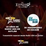 23 años Radio UDG en Autlán y 30 Años de CUCSur - El Expresso de las 10 - Vi. 26 Abril 2024