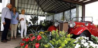 Coleccionistas de orquídeas y autos antiguos exhiben sus joyas en un castillo de Medellín