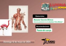 Poesía del cuerpo. Renata García Rivera en la Luvina 114. Luvina Joven Radio 12 mayo 2024