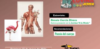 Poesía del cuerpo. Renata García Rivera en la Luvina 114. Luvina Joven Radio 12 mayo 2024