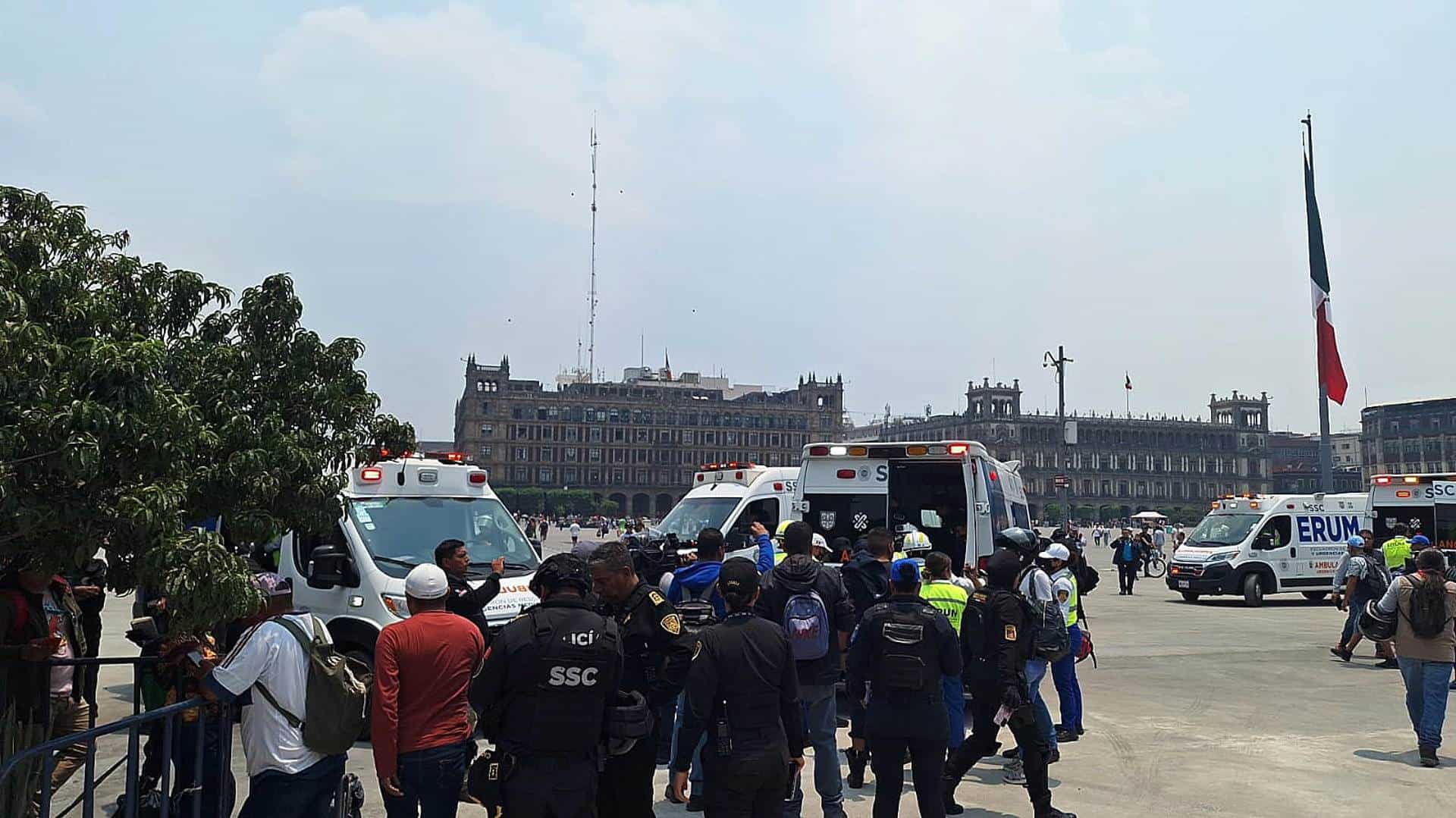 Sheinbaum defiende vallas en Palacio Nacional para prevenir violencia por protestas