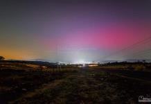 Auroras boreales del 10 de mayo fueron visibles en la Ribera del Lago de Chapala