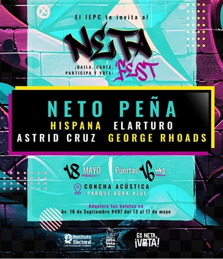 ‘Neta Fest’: el festival que busca incentivar el voto de los jóvenes en Jalisco