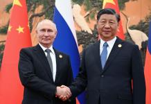 Vladimir Putin llega a China para una visita de dos días