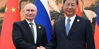 Vladimir Putin llega a China para una visita de dos días