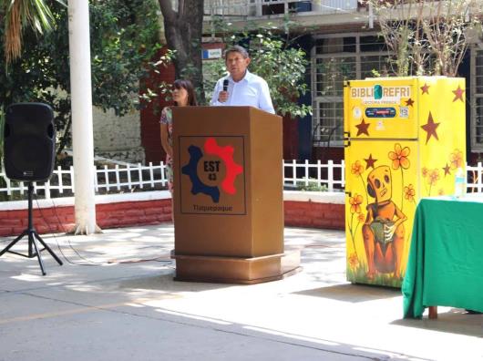 San Pedro Tlaquepaque recibe su primer Bibliorefri para fomentar la lectura y reutilización de electrodomésticos