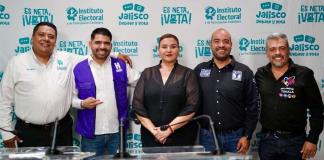 Con la ausencia de tres candidatos, el IEPCJ realizó debate entre candidatos a la alcaldía de Tonalá