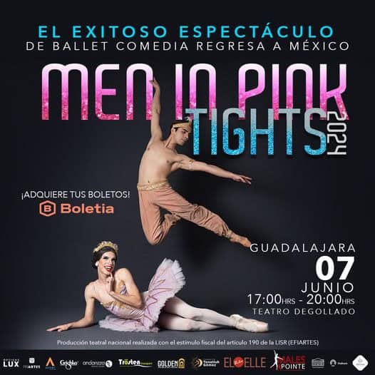 La revolución del ballet Men in Pink Tights llegará a Guadalajara en Junio