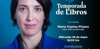 María Ospina. Solo un poco aquí. Temporada de libros 29 mayo 2024