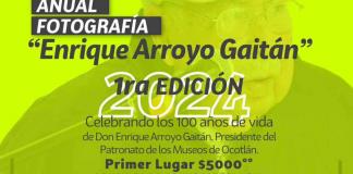Ocotlenses ya pueden participar en el concurso de fotografía que conmemora los 100 años de vida de Enrique Arroyo Gaitán
