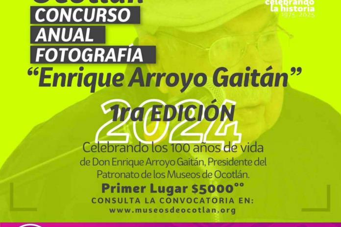 Ocotlenses ya pueden participar en el concurso de fotografía que conmemora los 100 años de vida de Enrique Arroyo Gaitán