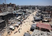 EEUU reinstala muelle montado en Gaza para enviar ayuda a palestinos
