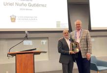 Uriel Nuño, Rector de CU Norte, recibe el Premio Malone al Liderazgo Internacional 2024