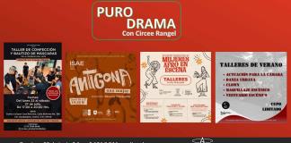 Encuentro Mujeres Afro en Escena. Antígona, una mujer. Talleres tercer ciclo de arte. Taller de máscaras. Puro Drama 23 junio 2024