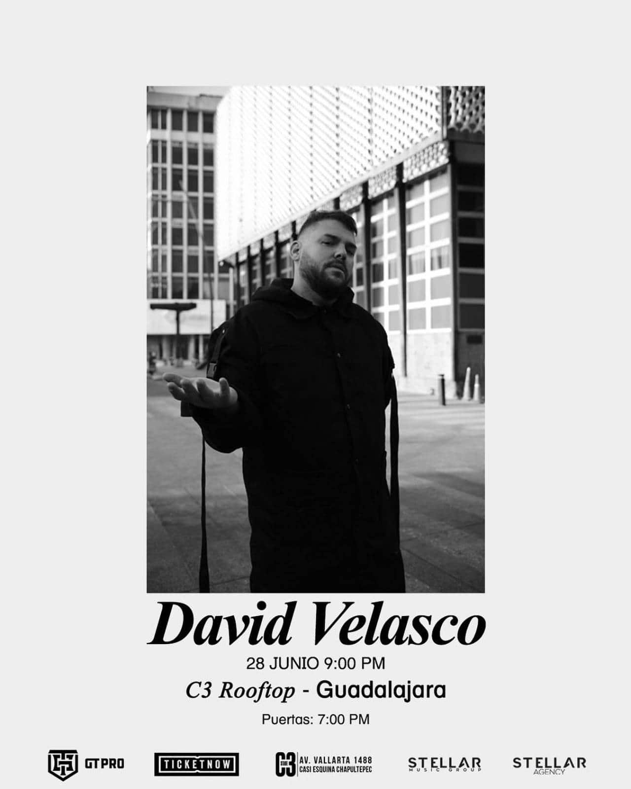 David Velasco, vocalista de Porter,  presentará su proyecto solista en C3 Rooftop