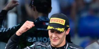 Russell sorprende y gana el Gran Premio de Austria, Checo terminó en el séptimo lugar