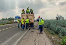 Gobierno de La Barca realiza reparaciones en sus carreteras federales