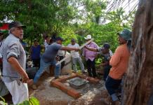 Escuela Campesina construye horno y tinaco para captar agua en Ostula, Michoacán 