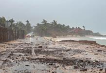 Beryl avanza en tierra como huracán categoría 1 sobre Yucatán