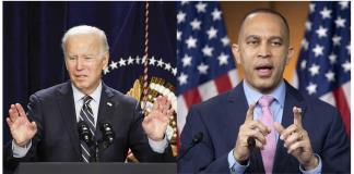 El líder demócrata en la Cámara Baja no expresa su apoyo a Biden tras verse con él