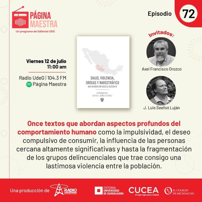 Página Maestra - Vi. 12 Jul 2024 - Salud, Violencia, Drogas y Narcotráfico