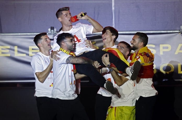 Madrid vibra con la selección española triunfadora en la Eurocopa