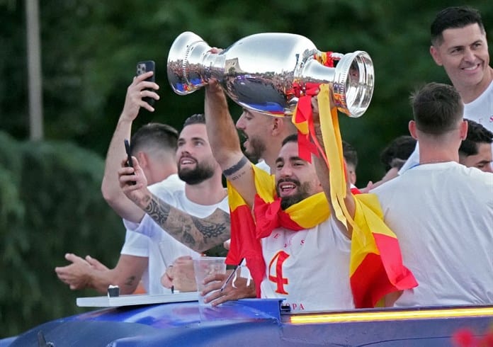 Madrid vibra con la selección española triunfadora en la Eurocopa