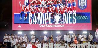 Madrid vibra con la selección española triunfadora en la Eurocopa