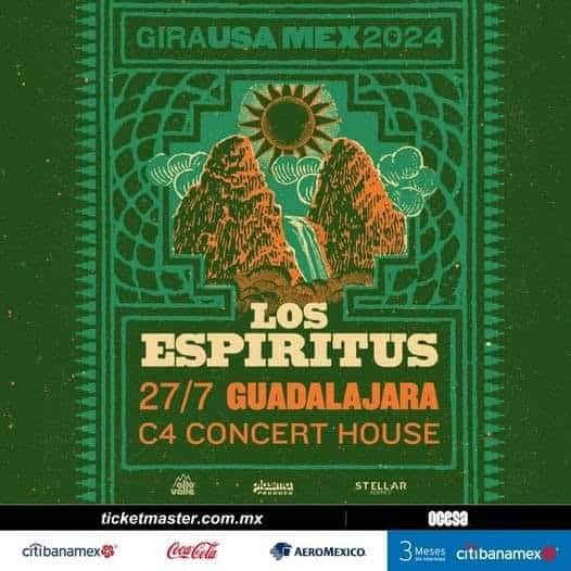 Concierto de Los Espíritus en Guadalajara: una noche de rock y psicodelia