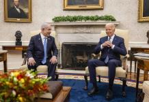 Netanyahu agradece a Biden 50 años de apoyo a Israel en su reunión en la Casa Blanca